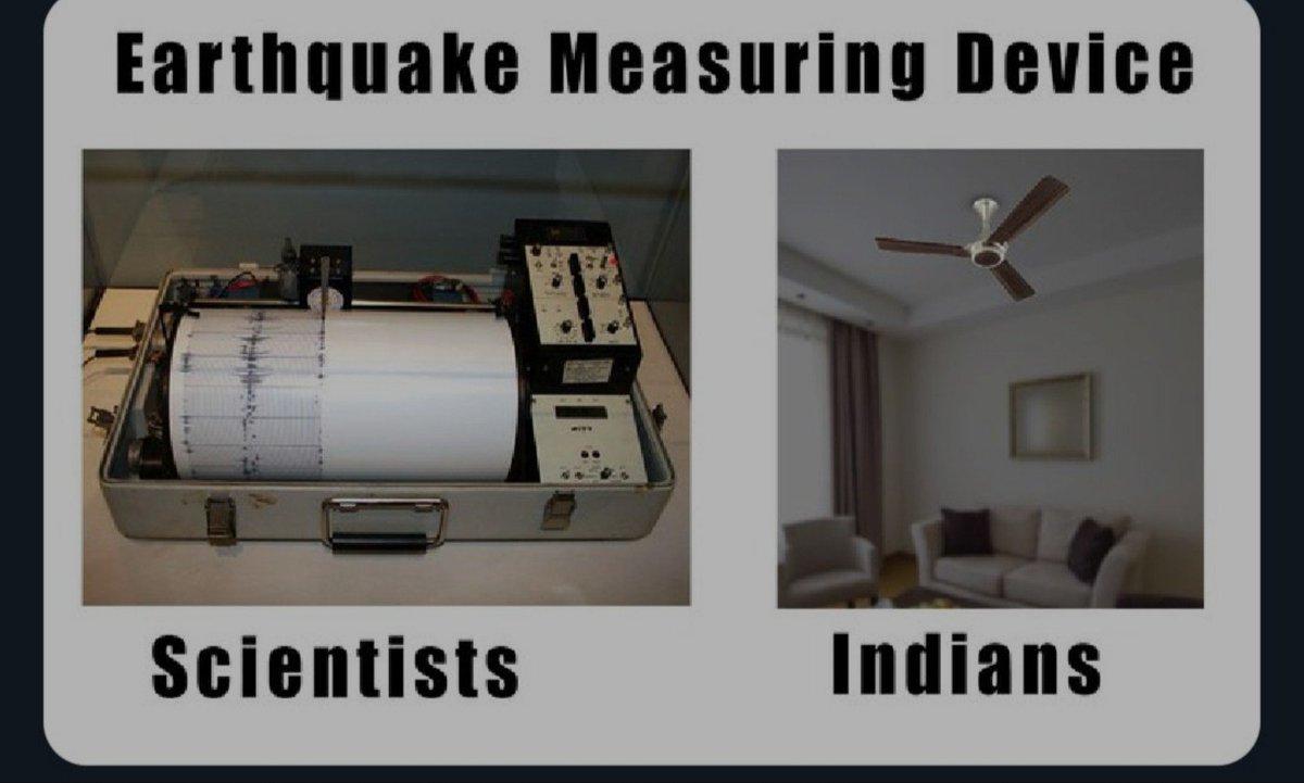 RT by @Karanjain57: measuring Device For Delhities when it's magnitude is below 5.0 馃槀