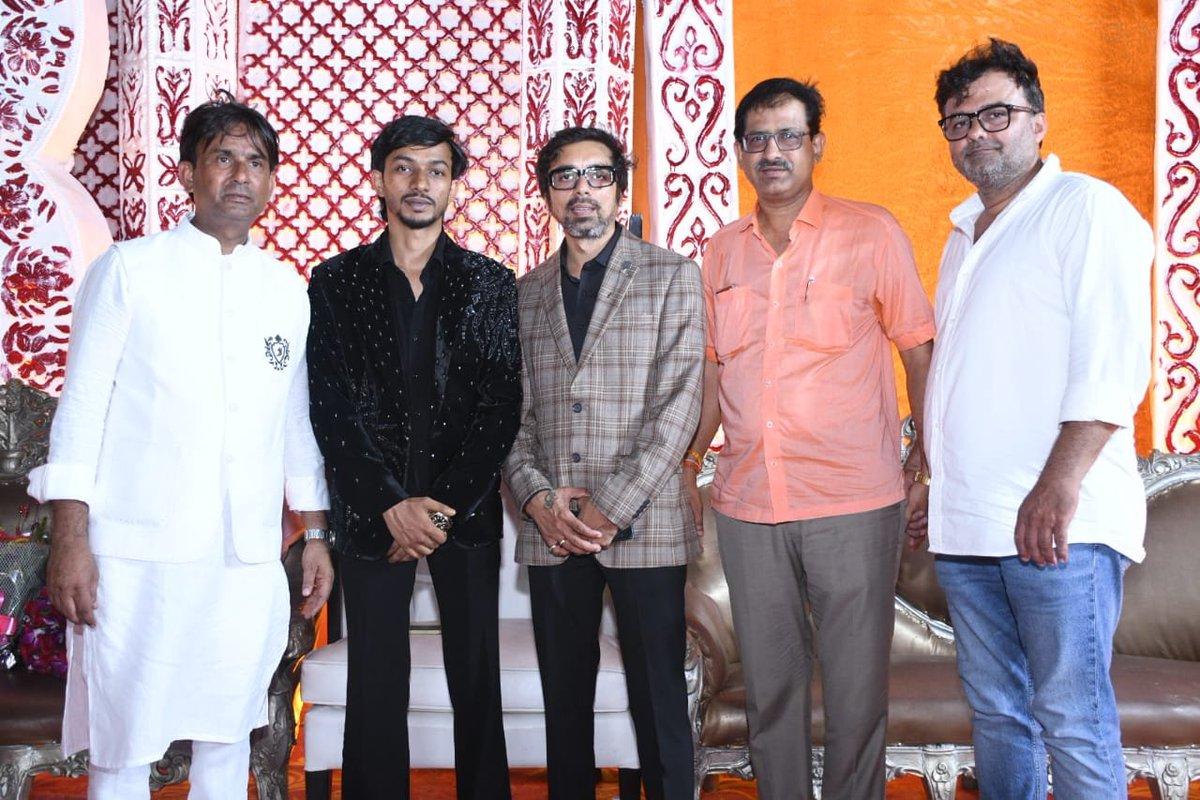 Attended the wedding reception of Mujib Khan, son of Senior Congress leader Mobin Pathan, at H.K. College, Jogeshwari West, Mumbai. Warm congratulations to the newlyweds and best wishes for a happy, p