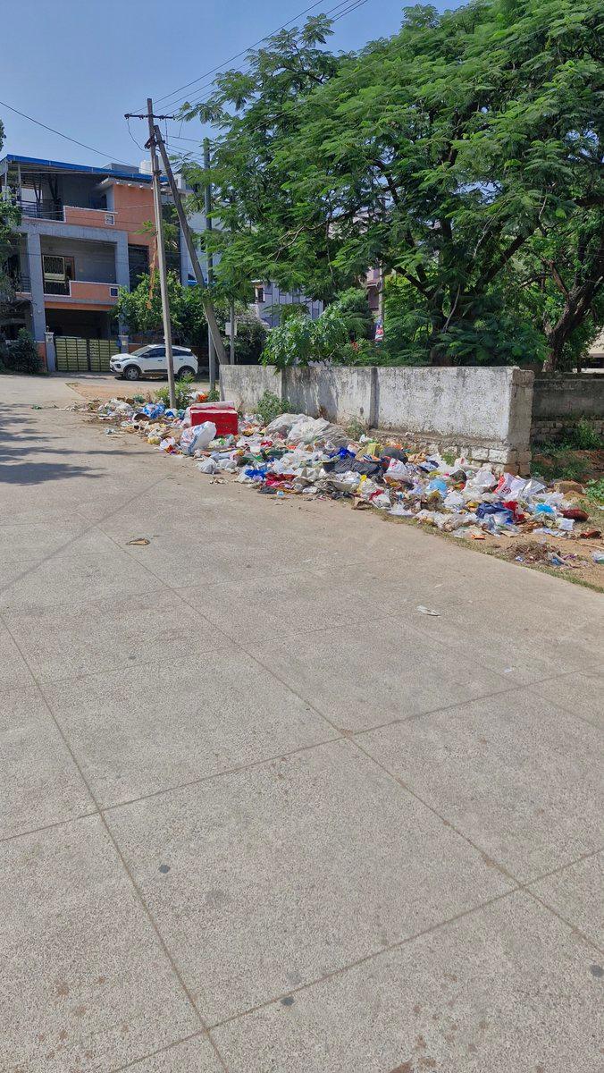 Recurring Garbage menace in Kandiguda,Sainikpuri. We need preventive actions instead. Request you to take appropriate measures to curb open garbage on roads