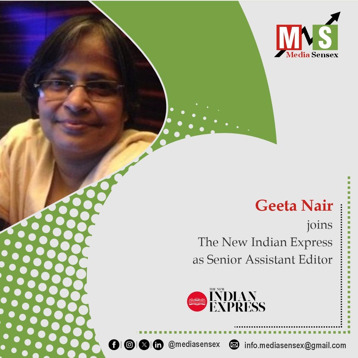 joins The Financial Standard as ! Based in , she will cover key sectors of for the new business daily from The New Indian Express Group. @NewIndia