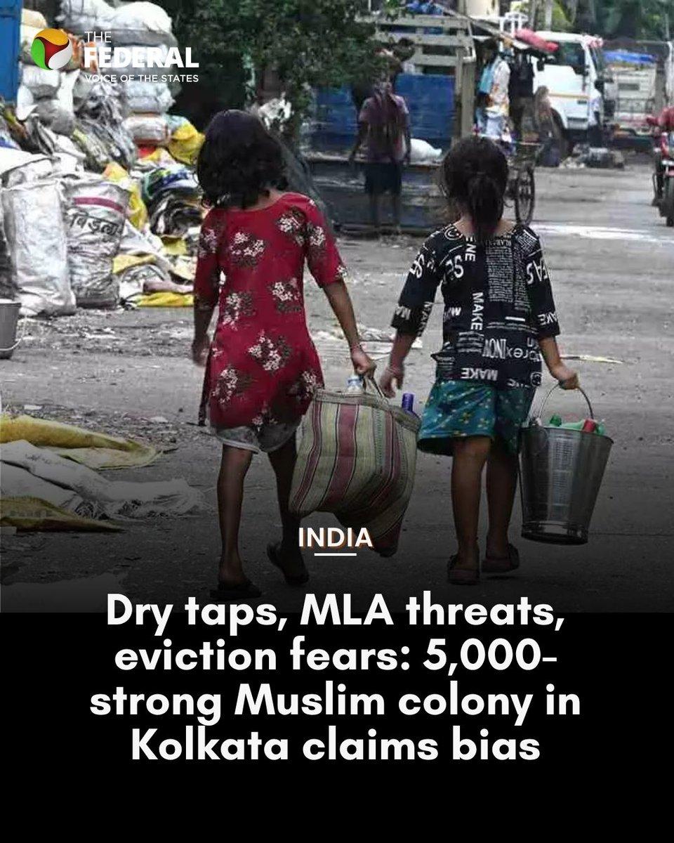 For 2.5 months, 5,000 residents of a north Kolkata Muslim colony have survived on river water and hand-carried supplies after BJP MLA’s shocking remarks, writes Samir K Purkayastha. Read more: https:/