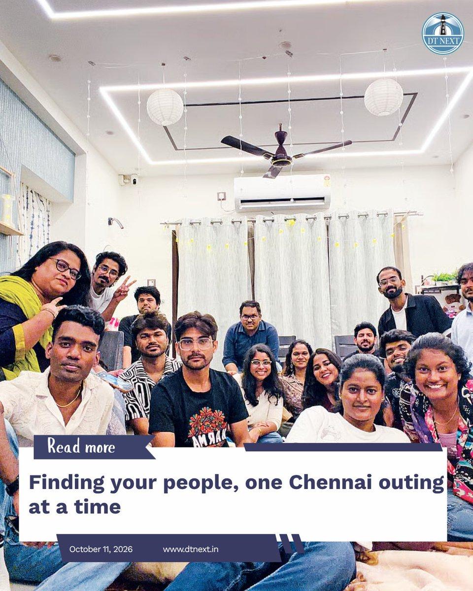 From sports and movie nights to supper clubs and trips, Thirdspace in Chennai helps strangers connect through shared experiences. ✍️ DHARSHINI https://www.dtnext.in/news/chennai/finding-your-people-on
