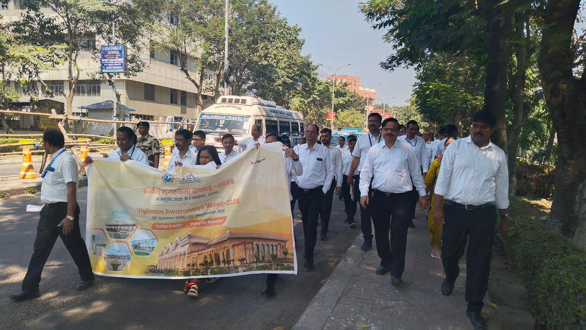 R to @aaikolairport: Aligning with the theme "Probity for Prosperity" (सत्यनिष्ठा से समृद्धि), the initiative aimed at spreading vigilance awareness and reinforcing our shared commitment to integrity,